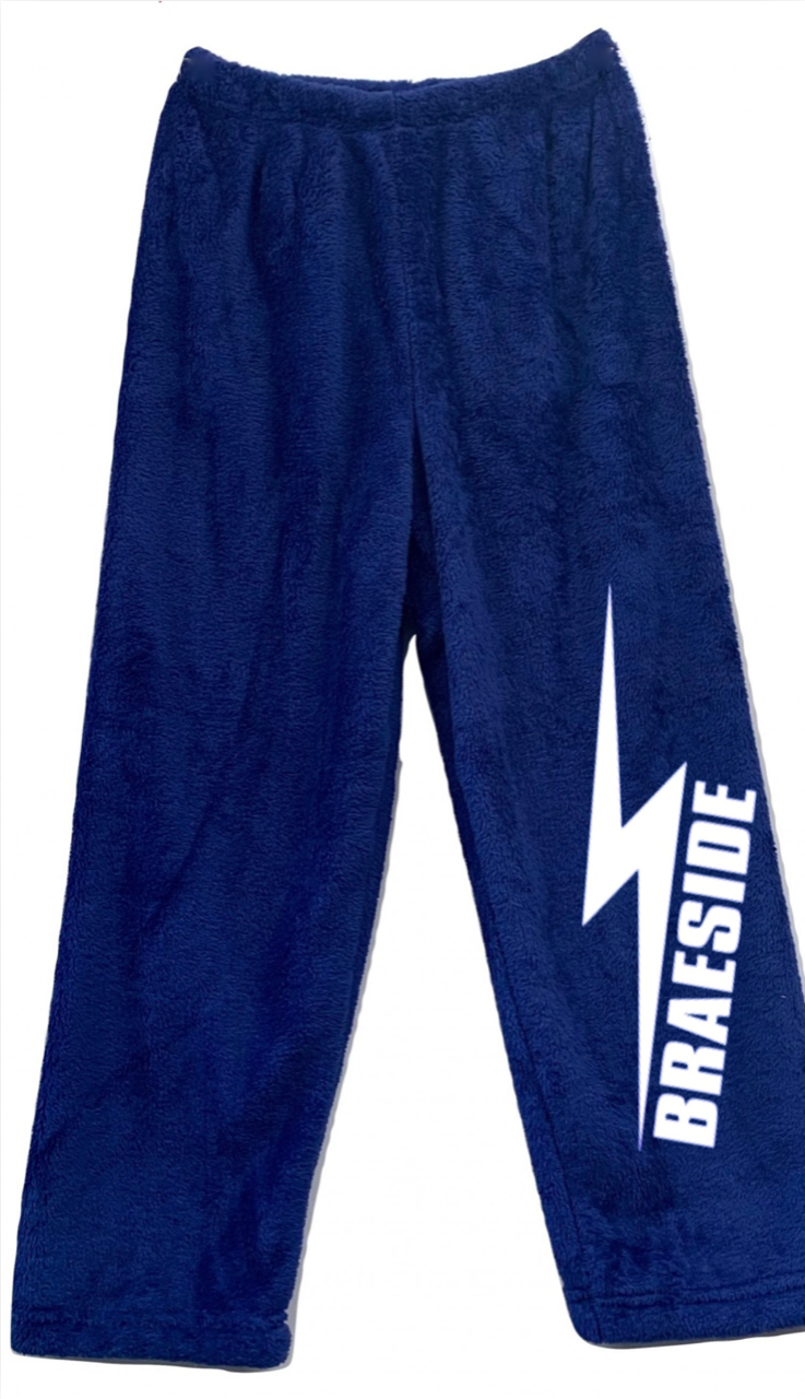 BRAESIDE Blue Cozy Lounge Pants