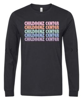 CHILDRENZ CENTER  Pastel Repeat Long Sleeve Tee