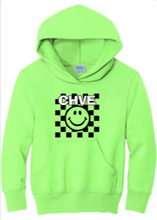 Load image into Gallery viewer, CHVE Neon Checkerboard Hoody