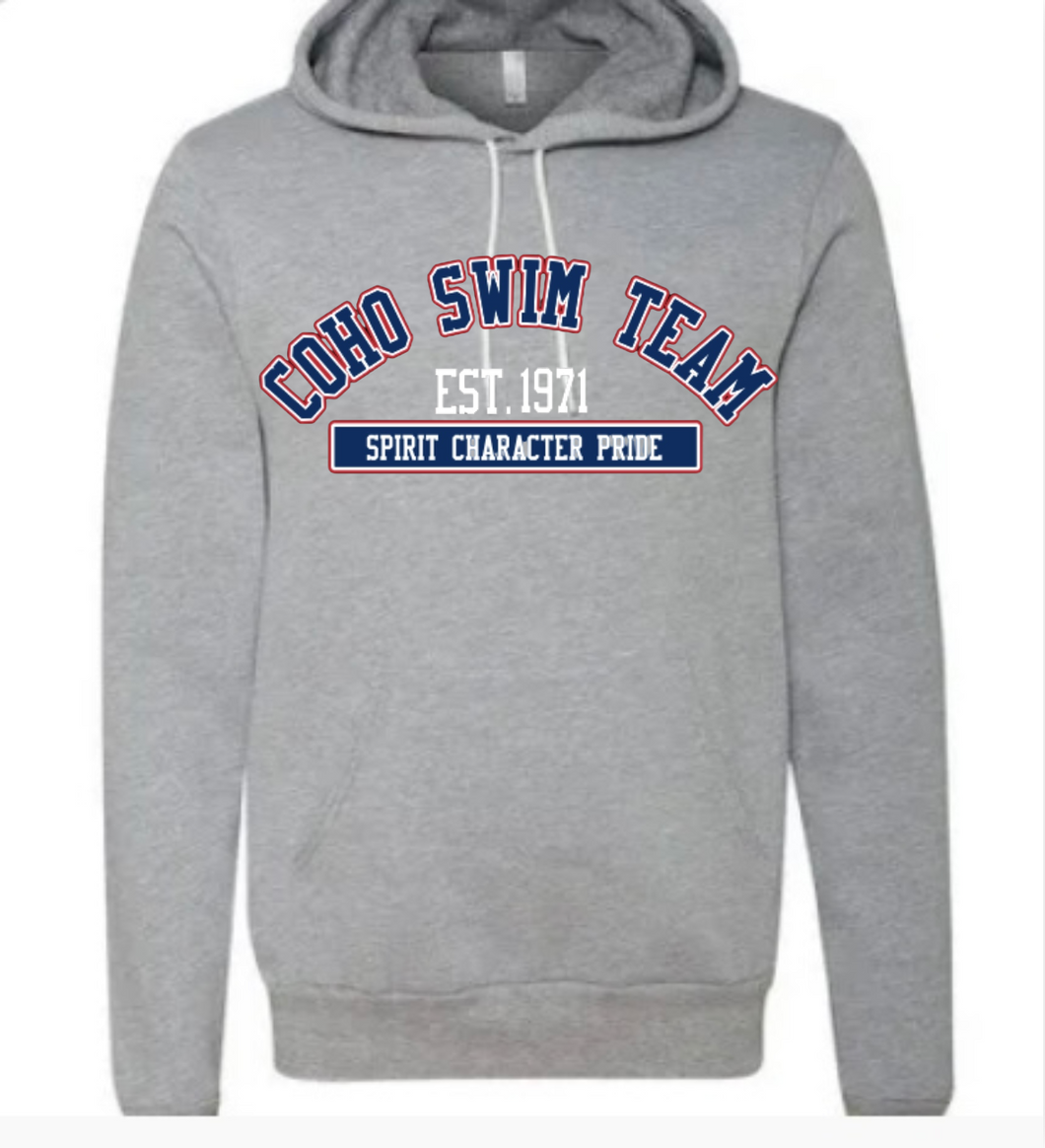 COHO HEATHER GREY HOODIE
