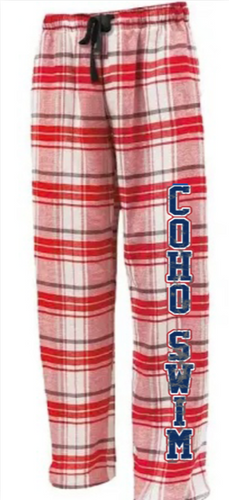 COHO RED PLAID FLANNEL PANT