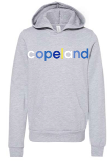 Copeland Blue Letters Pullover Hoodie