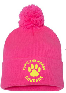 COPELAND Pink Paw Print Beanie