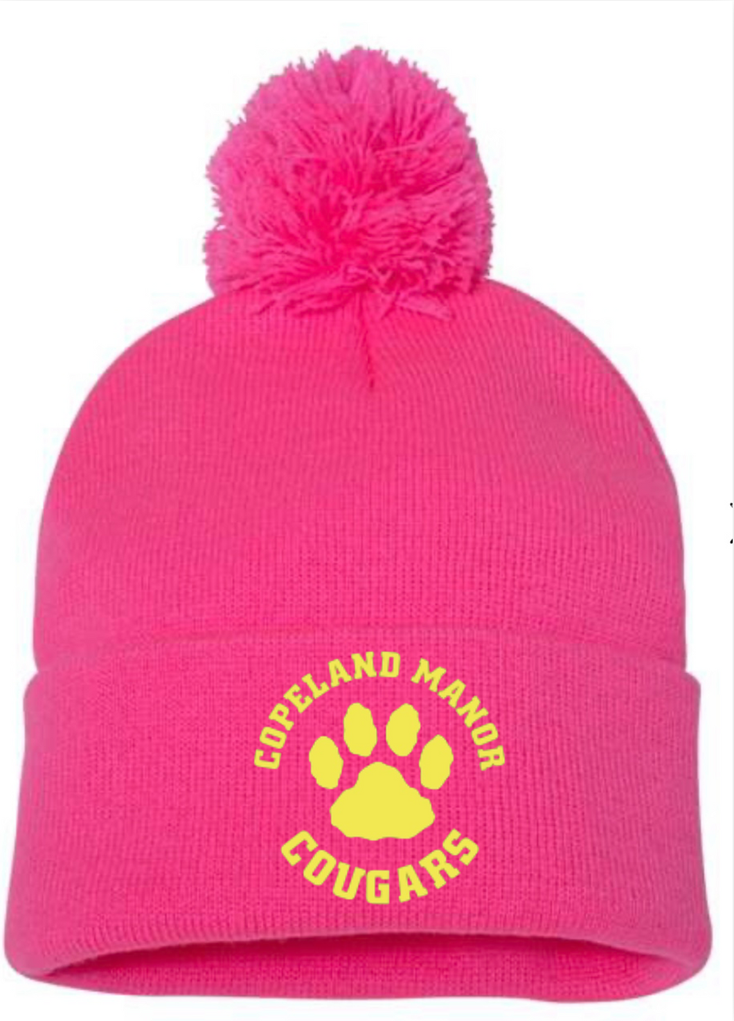 COPELAND Pink Paw Print Beanie