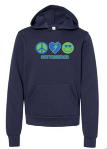 COTTONWOOD Peace Love Happy Pullover Hoody