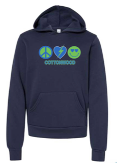 COTTONWOOD Peace Love Happy Pullover Hoody