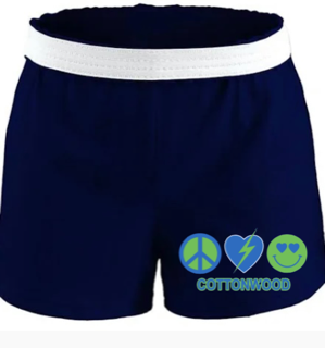 COTTONWOOD Peace Love Happy Fold Over Short