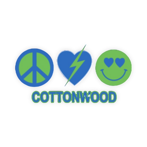 COTTONWOOD Water Bottle Vinyl Sticker