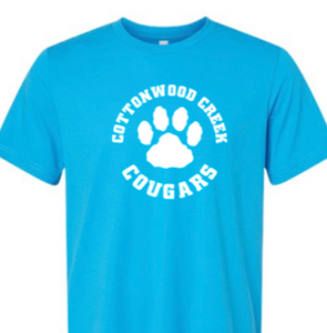 COTTONWOOD Paw Stamp Tee Neon Colors