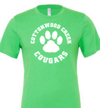Load image into Gallery viewer, COTTONWOOD Paw Stamp Tee Neon Colors