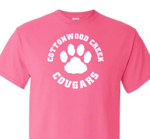 COTTONWOOD Paw Stamp Tee Neon Colors