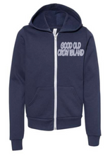 Load image into Gallery viewer, Crow Island Good Old Zip Hoody Sweatshirt