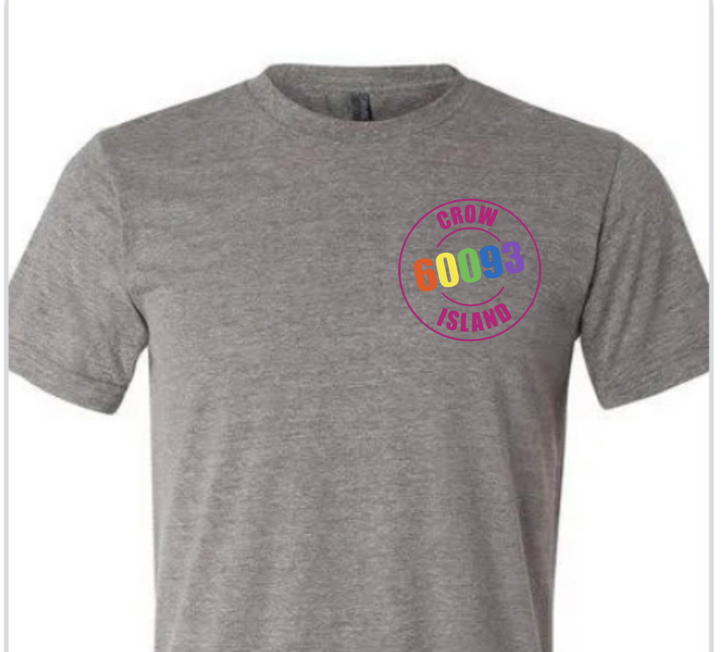 Crow Island Neon Stamp Tee