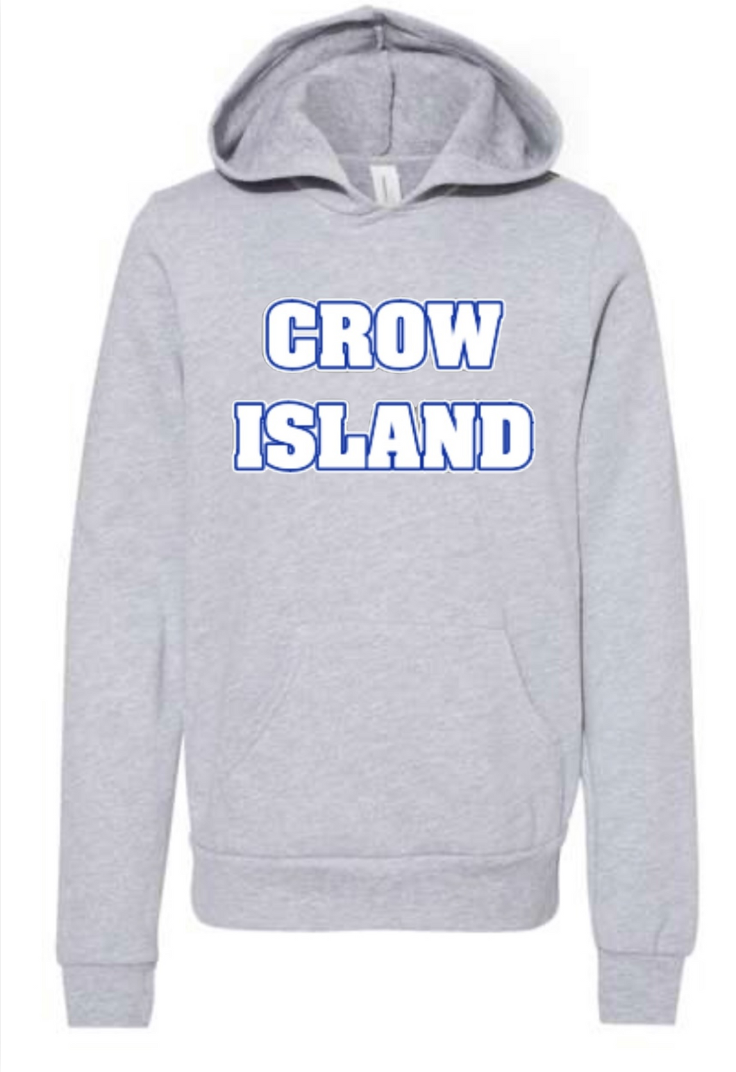 Crow Island Varsity Grey Custom Hoodie - Order by 11/20 for Book Fair Delivery