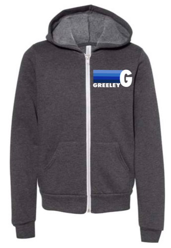 GREELEY Color Block Zip Hoodie