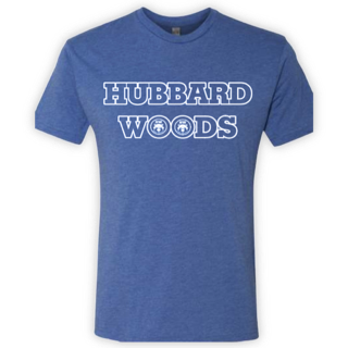 HUBBARD WOODS Logo Name Tee