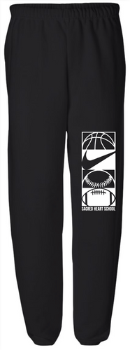 SACRED HEART Stacked Sports Sweatpants