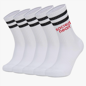 SACRED HEART Crew Sock