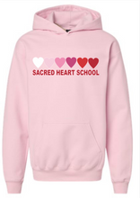 Load image into Gallery viewer, SACRED HEART Multi Hearts Sweatshirt