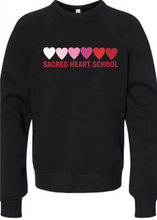 Load image into Gallery viewer, SACRED HEART Multi Hearts Sweatshirt