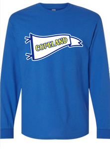 Copeland Blue Pennant Long Sleeve Tee