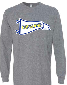 Copeland Blue Pennant Long Sleeve Tee