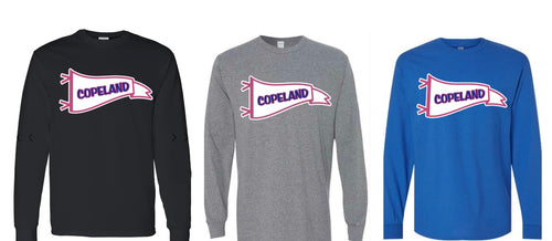 Copeland Pink Pennant Long Sleeve Tee