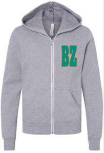 BERNARD ZELL Initial Zip Hoody