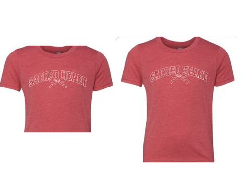 SACRED HEART Bow Tee