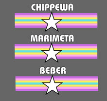 Load image into Gallery viewer, CAMP RAINBOW STRIPES CROPPED CREW
