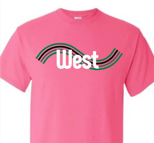 Load image into Gallery viewer, West Retro Swirl Tee