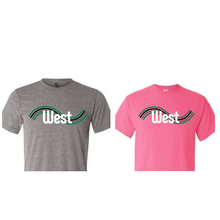 Load image into Gallery viewer, West Retro Swirl Tee