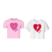 Load image into Gallery viewer, GJK  Rainbow Bolt Tee