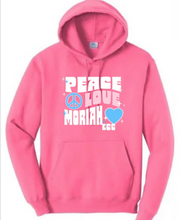 Load image into Gallery viewer, Moriah ECC Peace and Love Hoody