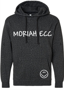 MORIAH Vintage Leopard Pullover Hoody