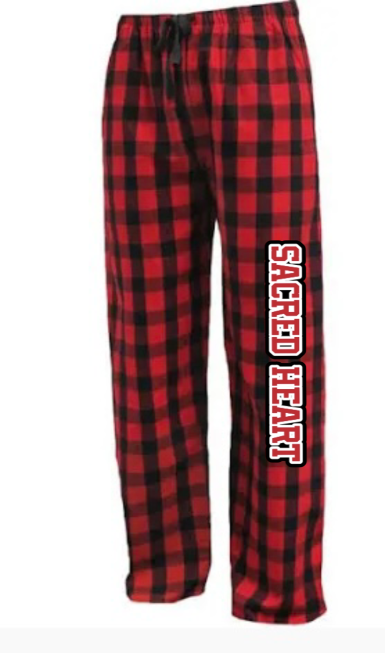 SACRED HEART Buffalo Plaid Flannel Pants