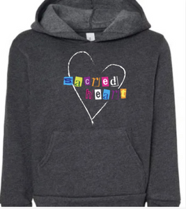 SACRED HEART Magazine Heart Pullover Hoodie