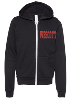 WESCOTT Repeat Zip Up Hoodie