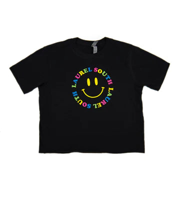 CAMP WORDY SMILE CROPPED TEE