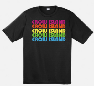 Crow Island Neon Repeat Tee