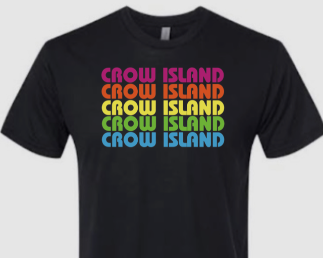 Crow Island Neon Repeat Tee