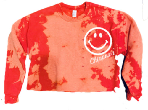 Bleached Smile Camp Fleece Pullover